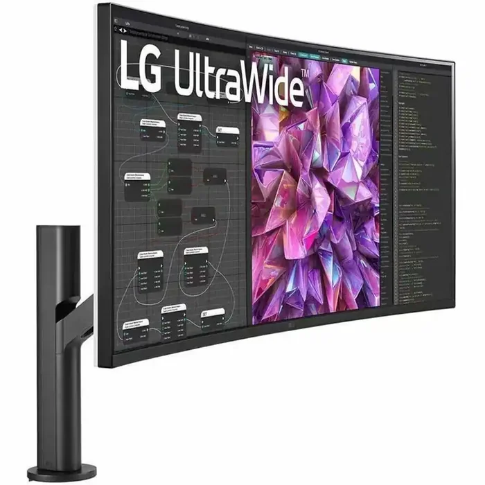 LG 38BQ88C-W 38″ Class WQXGA Curved Screen LCD Monitor – 21 9