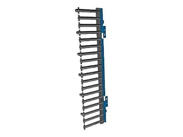 Liebert Vertiv Knurr 010200078 Rack Cable Management Kit Rack Cable Management Panel Black 18U Rack Height x 19″ Panel Width 2