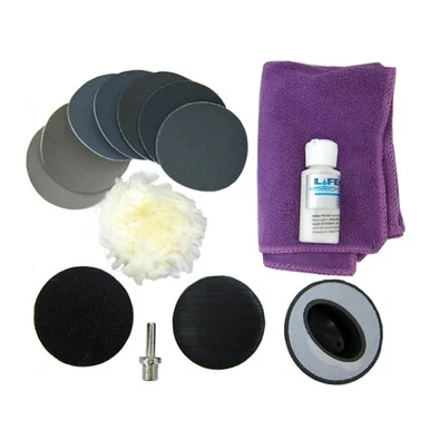 Lifegard PRO Kit Scratch Removal – Kit for Hand Held or Power Drill Use