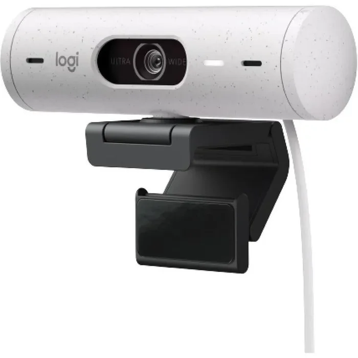 Logitech BRIO 500 Webcam – 4 Megapixel – 60 fps – Off White – USB Type C
