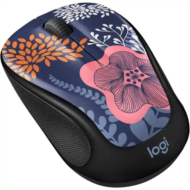 Logitech Design Collection Limited Edition Wireless Mouse with Colorful Designs – USB Unifying Receiver, 12 months AA Battery Life, Portable & Lightweight, Easy Plug & Play with Universal Compatibility – FOREST FLORAL 910-006552