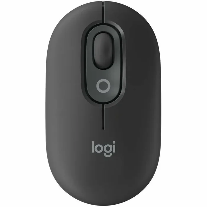 Logitech POP Mouse – Optical – Wireless – 32.81 ft – Bluetooth – Nightfall – USB – 4000
