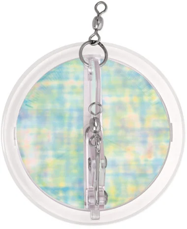 Luhr Jensen Dipsy Diver – Clear / Clear Bottom UV Moonjelly – 3 1/4″