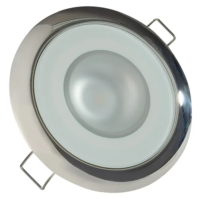 Lumitec Mirage Flush Mount Down Light Spectrum RGBW – Polished Bezel