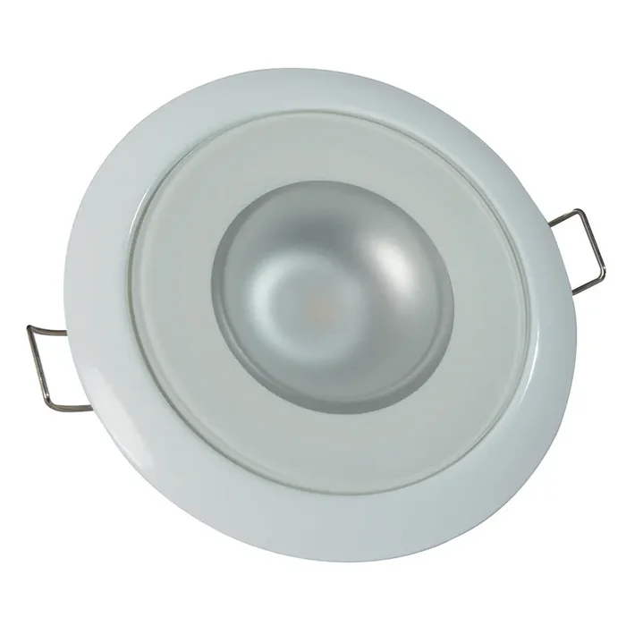 Lumitec Mirage Flush Mount Down Light Spectrum RGBW – White Housing