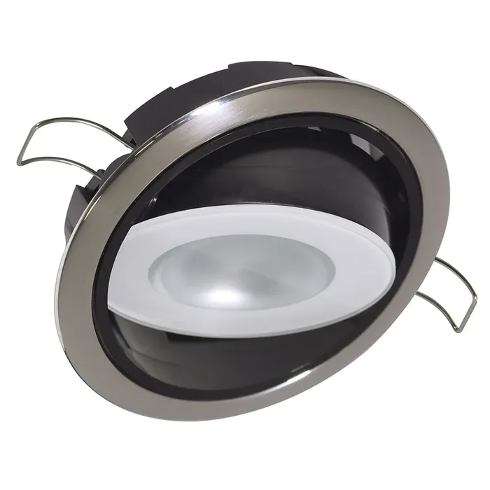 Lumitec Mirage Positionable Down Light – Warm White Dimming – Hi CRI – Polished Bezel