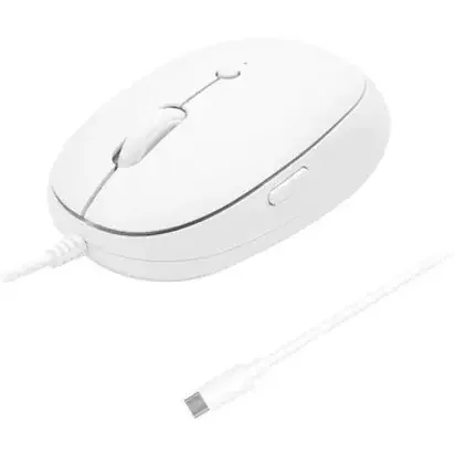 Macally MFAEC – Wired USB C Mouse for Mac with Back Button