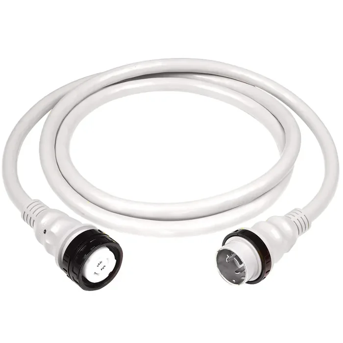 Marinco 50Amp 125/250V Shore Power Cable – 50‘ – White