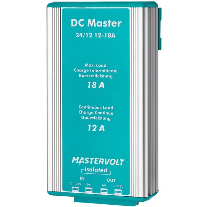 Mastervolt DC Master 24V to 12V Converter – 12A w/Isolator