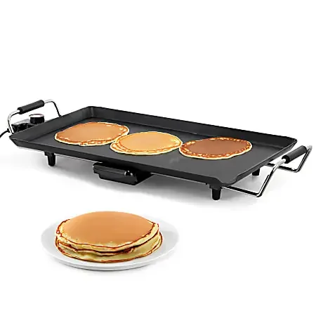 MegaChef Electric Grill With Drip Tray And Non-Stick Coating, 5”H x 12-1/4”W x 21-11/16”D