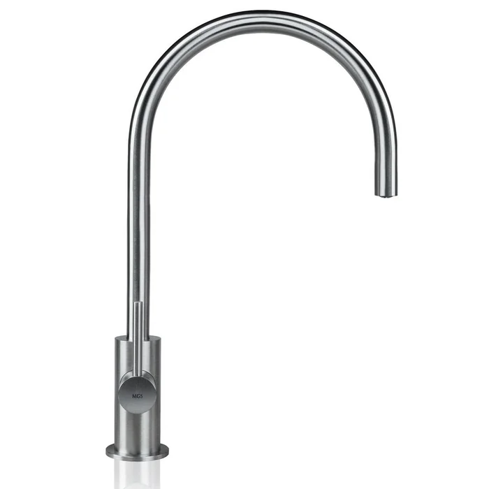 MGS Spin P Matt Stainless Steel Kitchen Sink Mixer Tap 0150M