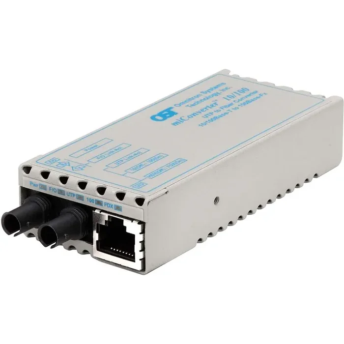 Miconverter 10/100 Ethernet Fiber Media Converter Rj45 St Single-Mode 30Km 1101-1-6