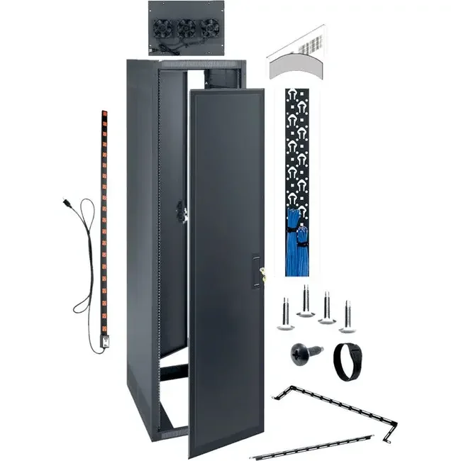 Middle Atlantic ERK Series 44RU AV Floor Standing Rack – 25in Depth Floor Standing Cabinet ERK4425AV