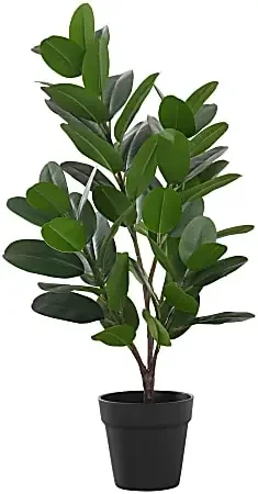 Monarch Specialties Demi 28”H Artificial Plant With Pot, 28”H x 15-1/2”W x 12″D, Green