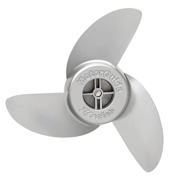 MotorGuide Metal Machete III Blade Aluminum Weedless Prop 3.5″