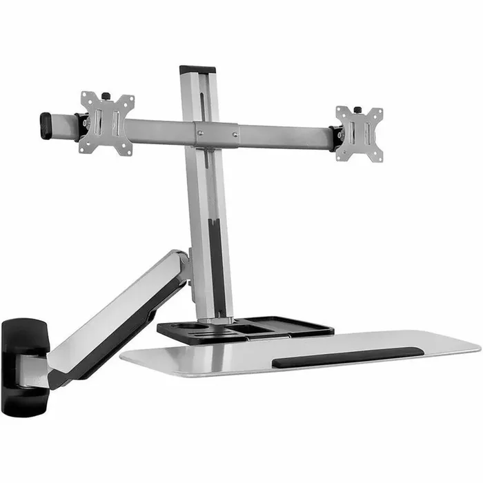 Mount-It! Wall Mount for Monitor, Workstation, CPU – Gray