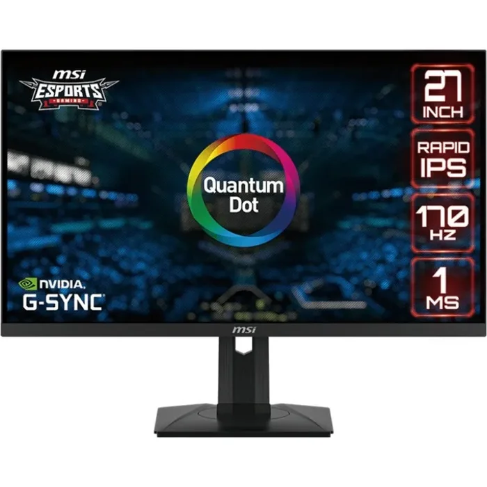 MSI G274QPF-QD 27 Class WQHD Gaming LCD Monitor – 16 9 – Black – 27 Viewable – Rapid IPS –