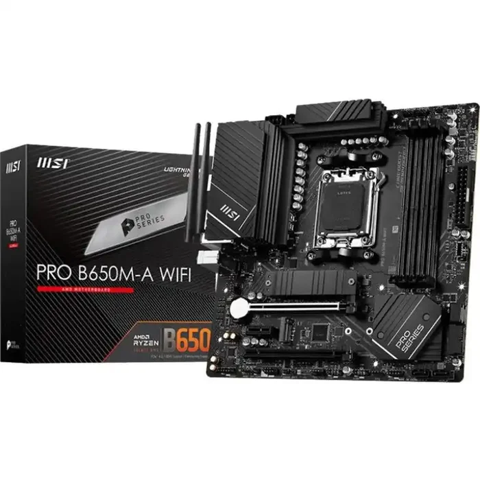 MSI MPG B650 CARBON WIFI Gaming Desktop Motherboard – AMD B650 Chipset – Socket AM5 – ATX