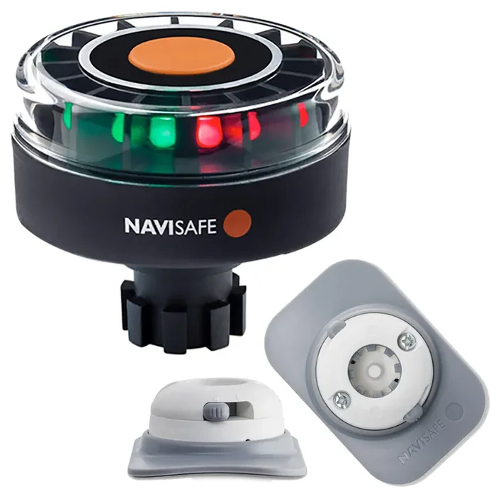 Navisafe Navilight Tricolor 2NM w/Navibolt Base & RIB Mount – White