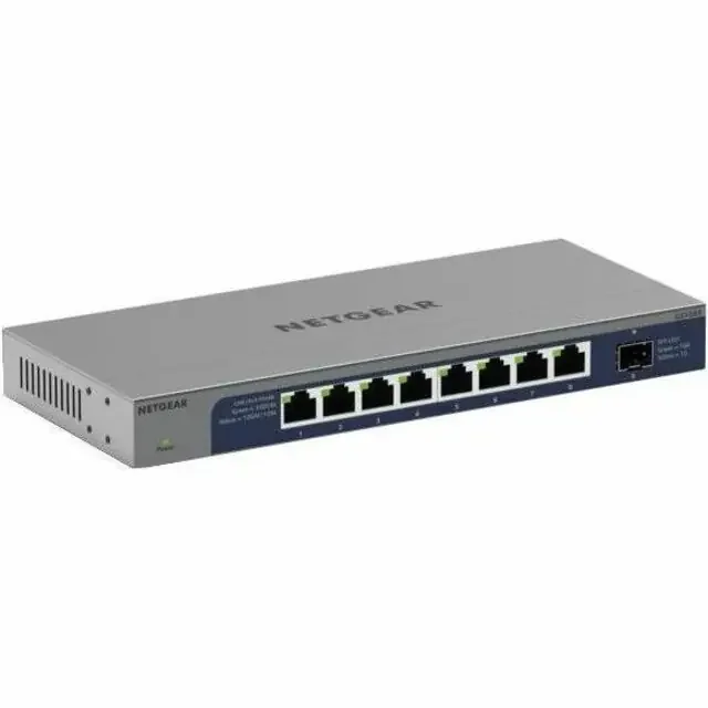 Netgear 8-port Gigabit Switch with 10 Gigabit SFP+ Uplink – 8 Ports – Gigabit Ethernet 10