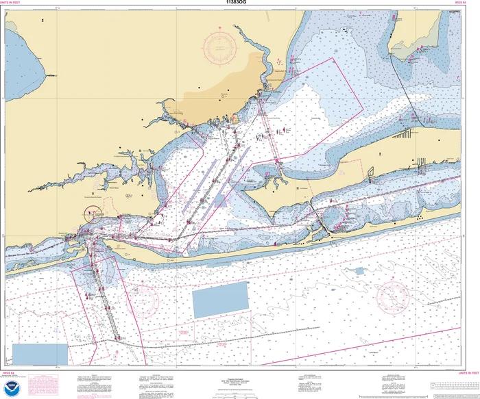 NOAA Nautical Chart – 11383OG Pensacola Bay