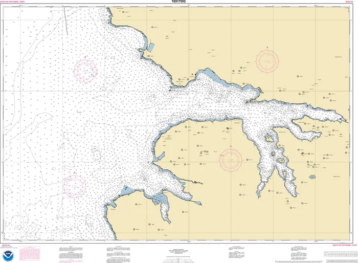 NOAA Nautical Chart – 16517OG Makushin Bay