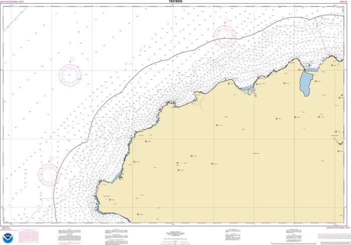 NOAA Nautical Chart – 16518OG Cape Kavrizhka to Cape Cheerful