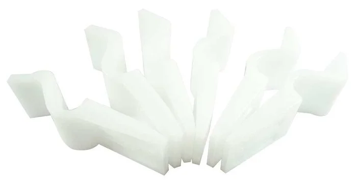 Nuie Bath Panels Gloss White Contemporary Panel Clips – BPC001
