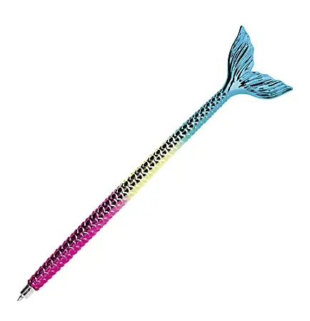 Office Depot® Brand Fun with Writing Ballpoint Pen, Medium Point, 1.0 mm, Mermaid Tail