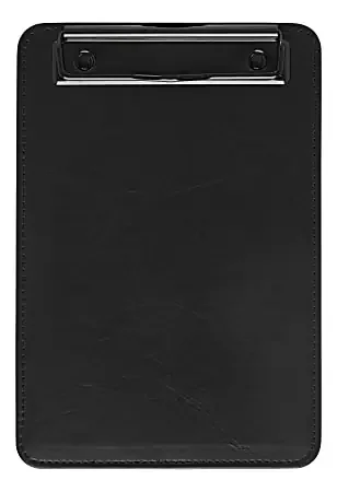 Office Depot® Brand Mini Soft Touch Clipboard, 6″ x 9″, Black