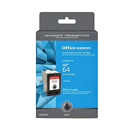 Office Depot® Brand Remanufactured Black Ink Cartridge Replacement For HP 64
