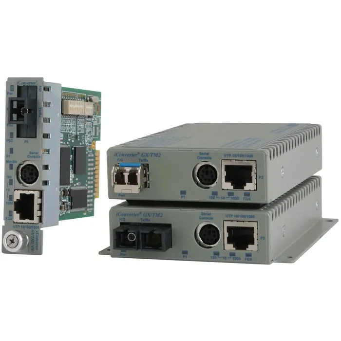 Omnitron Systems 10/100/1000Base-T Utp To 1000Base-X Media Converter And Network Interface Device 8939N-0-BW