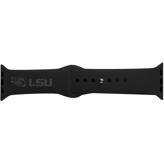 OTM Louisiana State University Silicone Apple Watch Band, Classic OC-LSU-ABAA00A
