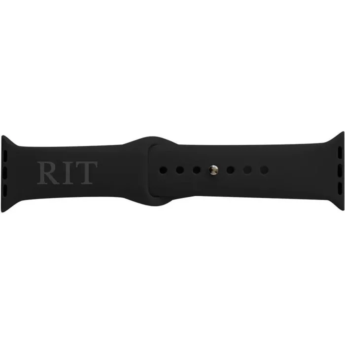OTM Rochester Institute of Technology Silicone Apple Watch Band, Classic OC-RIT3-ABAA00A