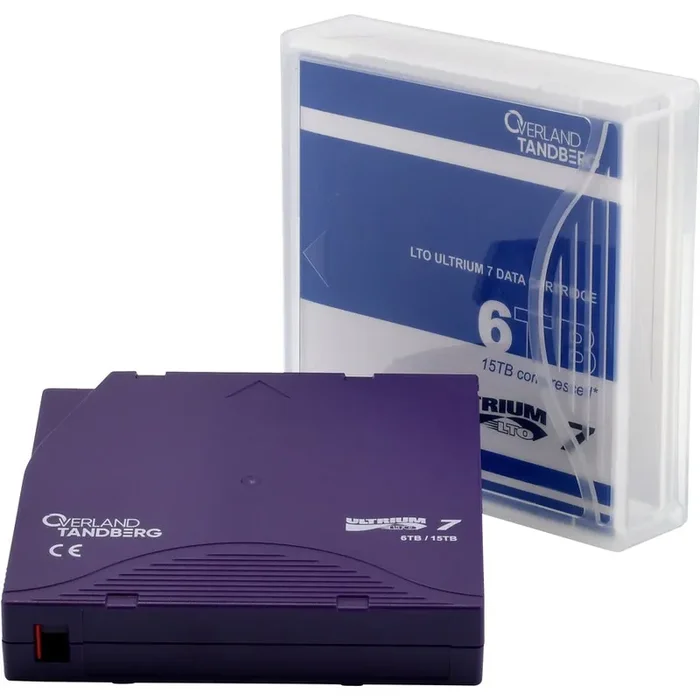 Overland-Tandberg LTO-7 Data Cartridge – LTO-7 – Barcode Labeled – 3584 Tracks – 6 TB