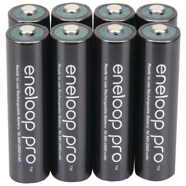 Panasonic BK-4HCCA8BA eneloop Rechargeable XX Batteries, AAA (8 Pack)