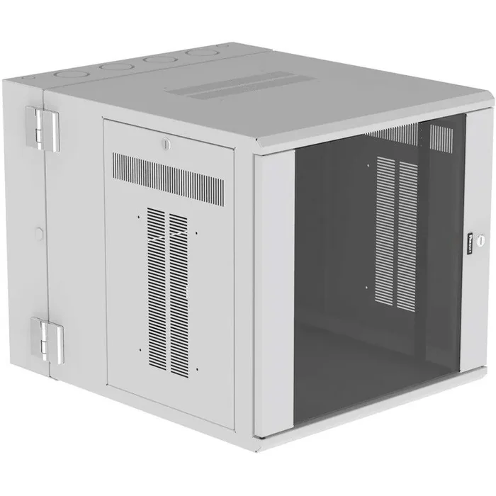 Panduit Wall Mount Cabinet, 12RU, 30″ Depth, Windowed Door, White