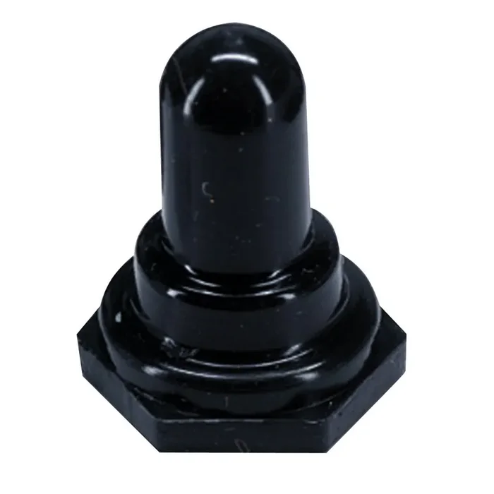 Paneltronics Toggle Switch Boot – 5/8″ Hex Nut – Black