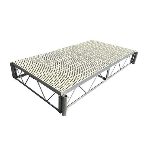 Patriot Docks Premium Floating Dock w/ Tan Poly Decking