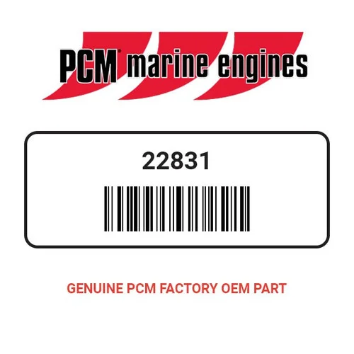PCM 22831 XL FLAME ARRESTOR COVER DECAL