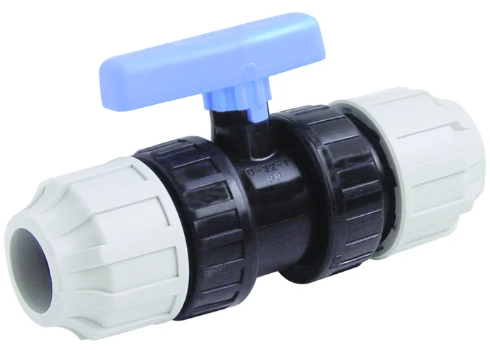 PE-PE COMPRESSION VALVE 20MM
