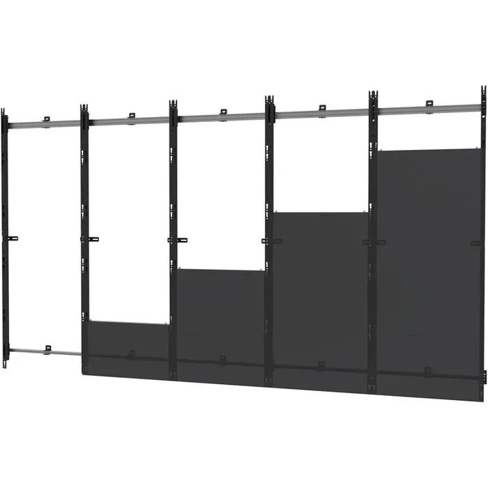 Peerless-AV SEAMLESS Kitted DS-LEDLSAA-5X5 Wall Mount for LED Display, Video Wall – Black, Silver