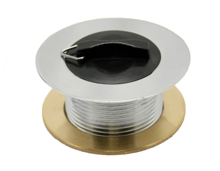 PEERLESS Bath Waste Solid Tail 1.1/2″ Tubby (brass backnut, poly plug) – Chrome