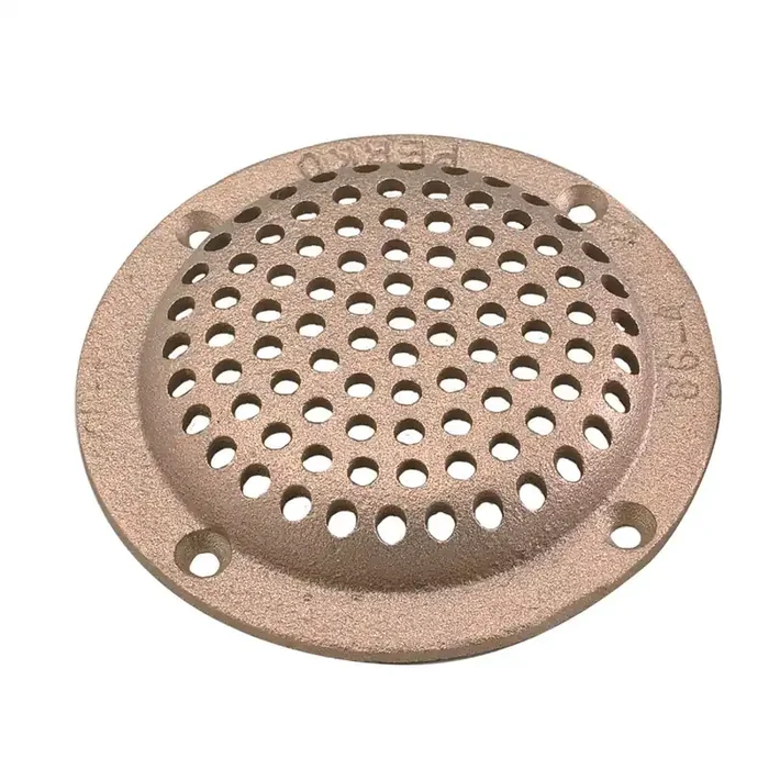 Perko 3-1/2″ Round Bronze Strainer MADE IN THE USA