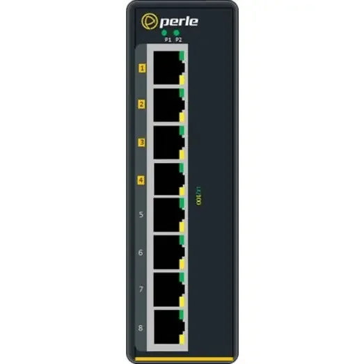 Perle IDS-108FPP – Industrial Ethernet Switch with Power Over Ethernet
