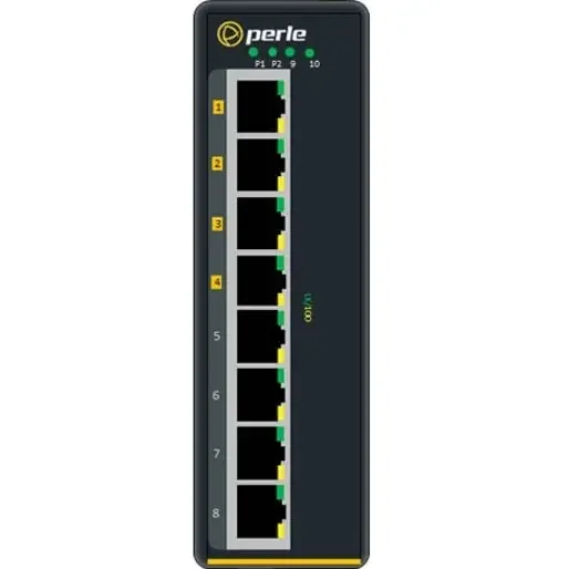 Perle IDS-108FPP-DS2SC40 – Industrial Ethernet Switch with Power Over Ethernet