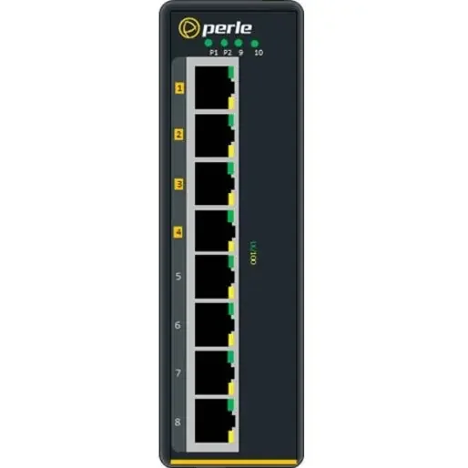 Perle IDS-108FPP-DS2SC80 – Industrial Ethernet Switch with Power Over Ethernet