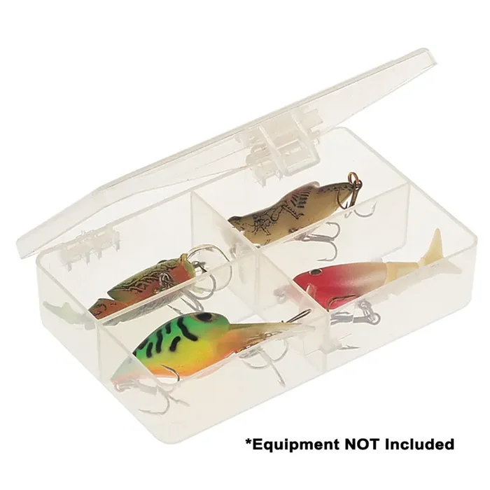 Plano Four-Compartment Tackle Organizer – Clear