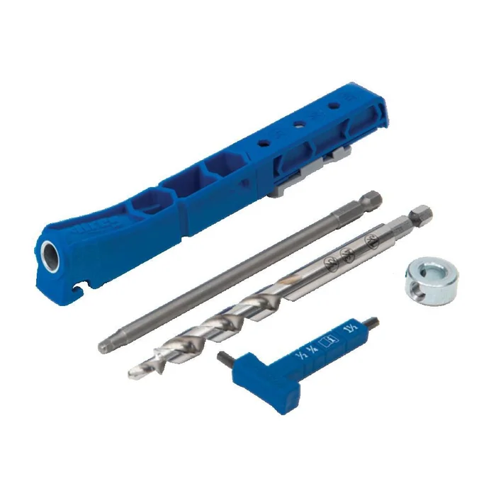 Pocket Hole Jig 310 – Anti Skid Material, Positive Stops for Different Material Thicknesses, Twist Lock Feature KPHJ310