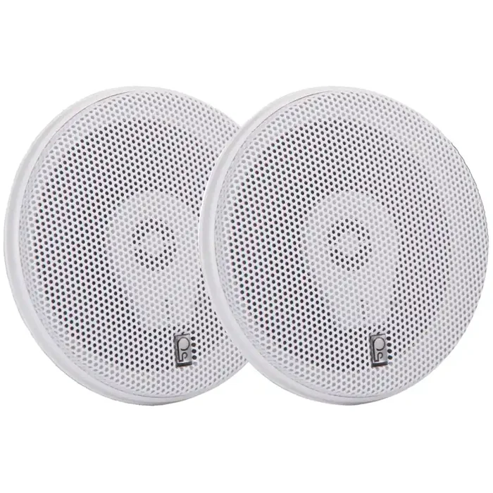 Poly-Planar MA-8506 6″ 200 Watt Titanium Series Speakers – White